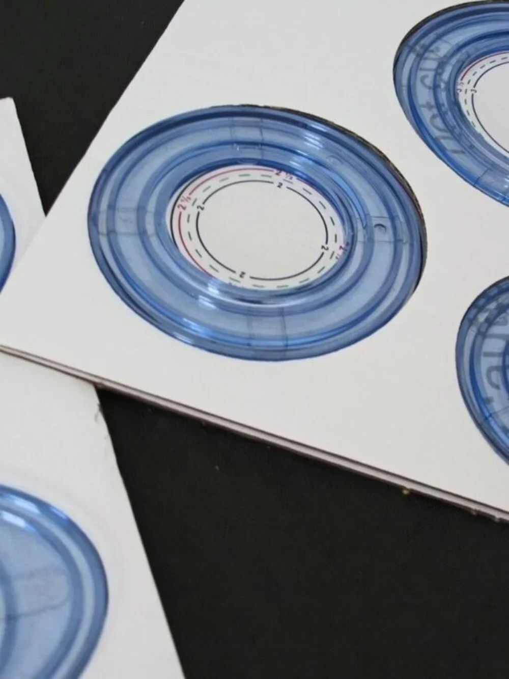 Creative Memories Custom Cutting, mat blades, Ovals, Circles, Lightly Used